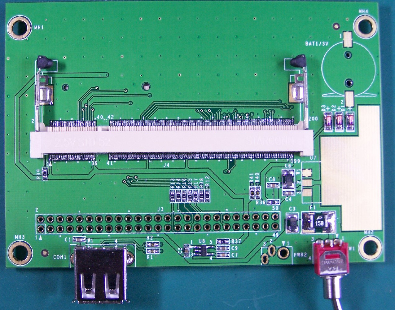 ARM核心板测试卡